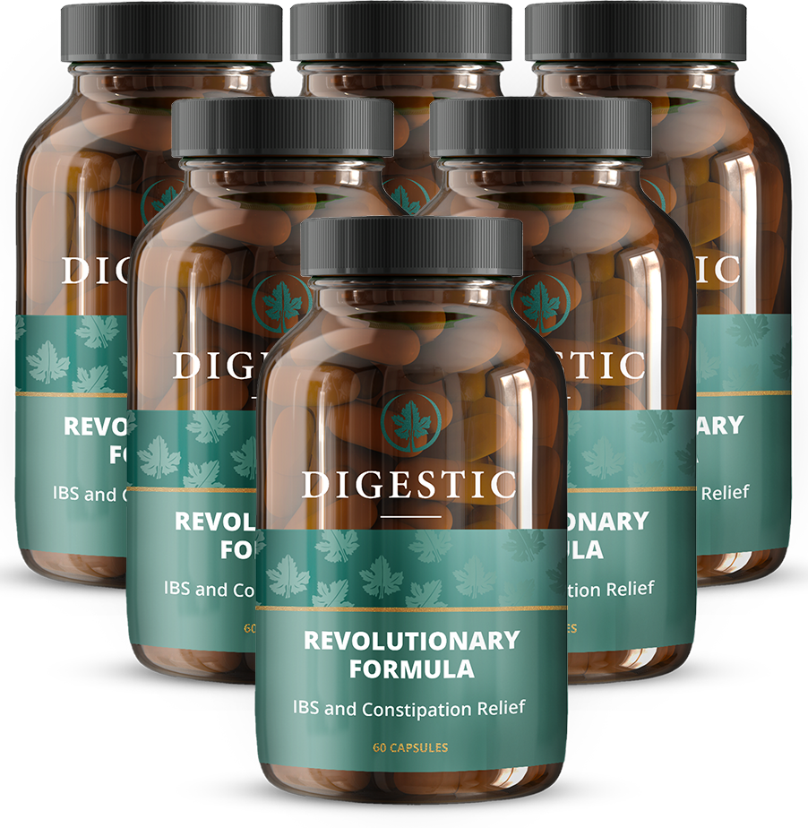 Digestic™ Revolutionary Formula - 6 bouteilles (360 gélules) - Vente en ligne