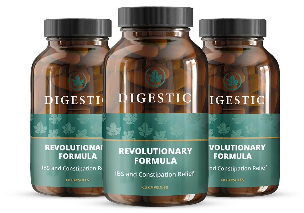Digestic™ Revolutionary Formula - 3 bouteilles (180 gélules) - Vente en ligne